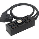 DigitalFoto Solution Limited 1-to-4 D-Tap Splitter with 1/4"-20 Screw (Straight, 23.6")