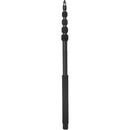 DigitalFoto Solution Limited BM02C Pro 5-Section Carbon Fiber Microphone Boompole with Quick Release Head (Uncabled, 9.8')