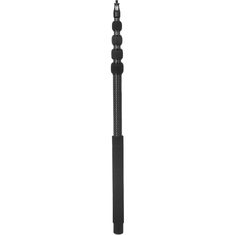 DigitalFoto Solution Limited BM02C Pro 5-Section Carbon Fiber Microphone Boompole with Quick Release Head (Uncabled, 9.8')