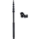 DigitalFoto Solution Limited BM02C Pro 5-Section Carbon Fiber Microphone Boompole with Quick Release Head (Uncabled, 9.8')