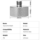 DigitalFoto Solution Limited 1/4"-20 Screw-On Gimbal Counterweight (0.9 oz)