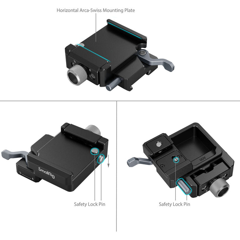 SmallRig Arca-Swiss Mounting Baseplate for DJI RS 3 Mini