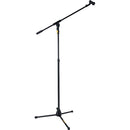 HERCULES Stands EZ Grip Tripod Microphone Stand with Boom, Mic Clip, and EZ Grip Height Adjustment