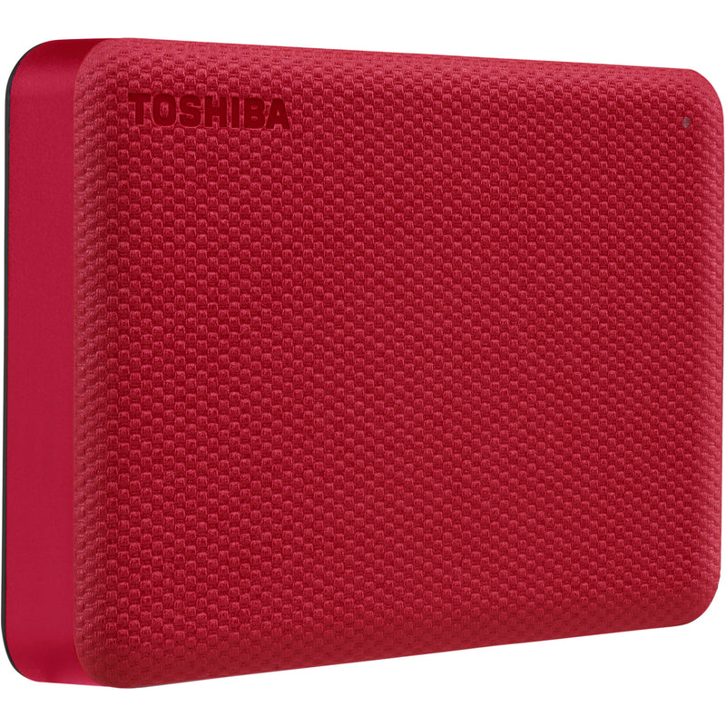 Toshiba 2TB Canvio Advance USB-A 3.2 Gen 1 Portable Hard Drive (Red)