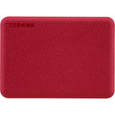 Toshiba 2TB Canvio Advance USB-A 3.2 Gen 1 Portable Hard Drive (Red)