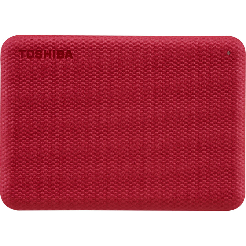 Toshiba 2TB Canvio Advance USB-A 3.2 Gen 1 Portable Hard Drive (Red)