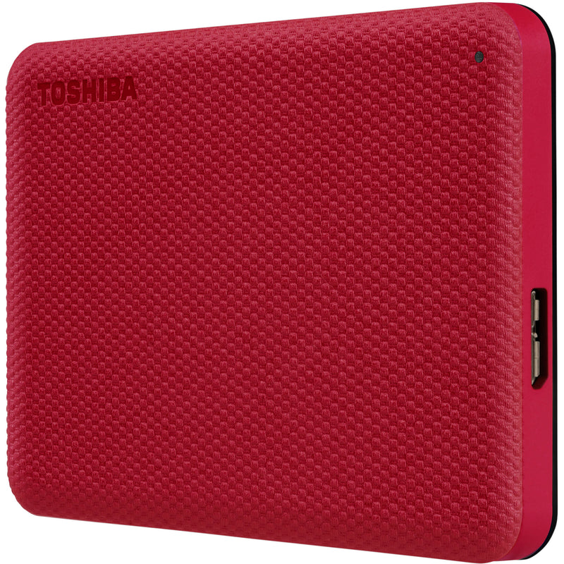 Toshiba 2TB Canvio Advance USB-A 3.2 Gen 1 Portable Hard Drive (Red)