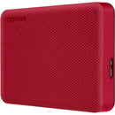 Toshiba 2TB Canvio Advance USB-A 3.2 Gen 1 Portable Hard Drive (Red)