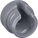 Cable Techniques Low-Profile Cap for Low-Profile XLR Connectors, Outlet for up to 6.0mm OD Cable (Large, Gray)