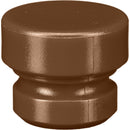 Cable Techniques Low-Profile Cap for Low-Profile XLR Connectors, Outlet for up to 6.0mm OD Cable (Large, Brown)