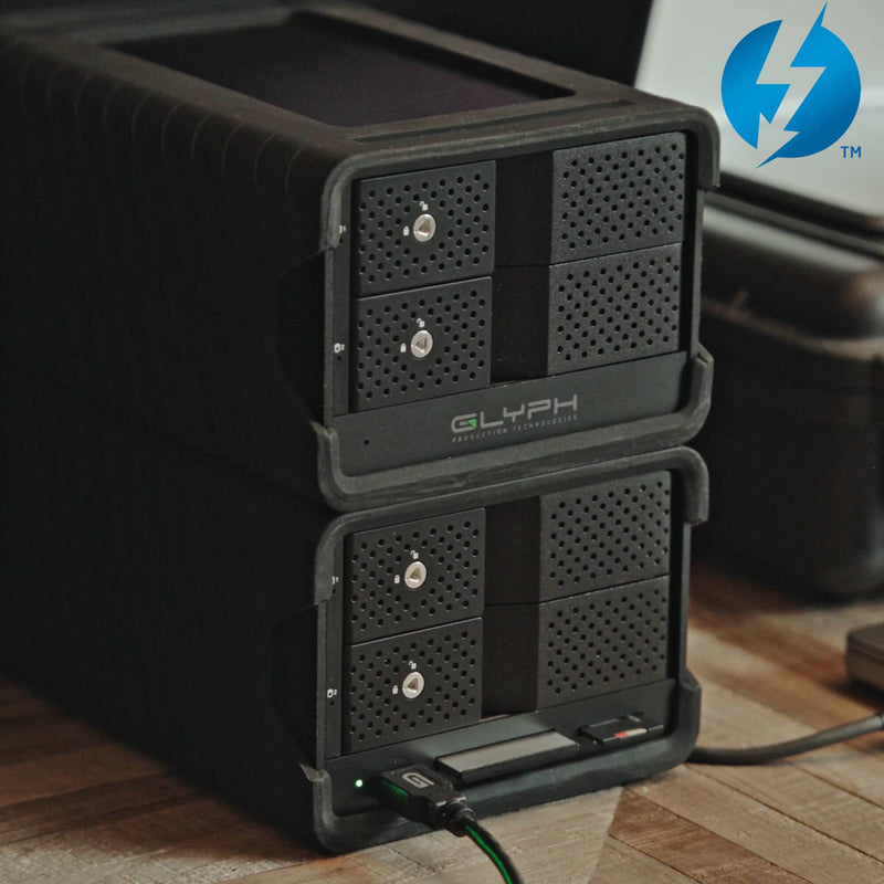 Glyph Technologies Blackbox PRO 16TB 2-Bay Thunderbolt 3 RAID Array with Hub (2 x 8TB)