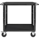 ConeCarts Small 2-Shelf Workstation Cart