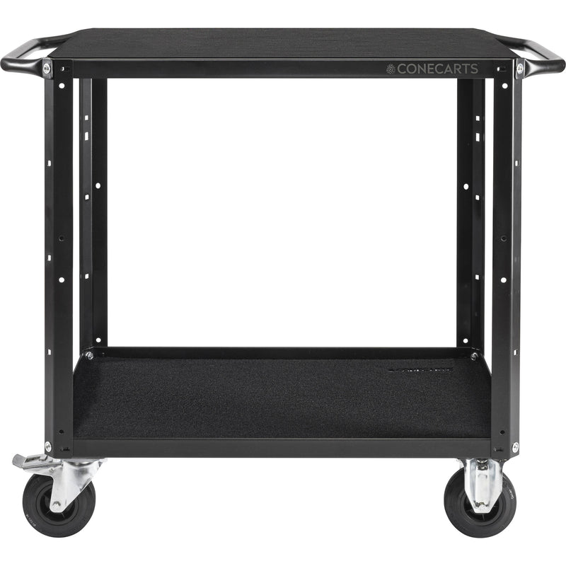 ConeCarts Small 2-Shelf Workstation Cart