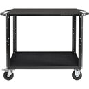 ConeCarts Large 2-Shelf Workstation Cart