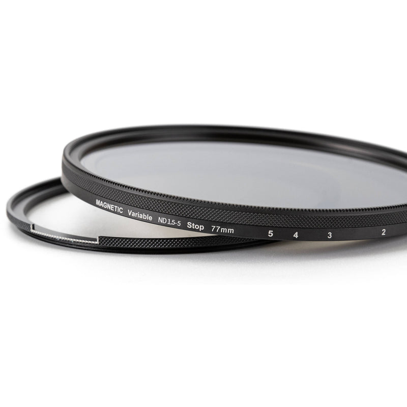 Kase Wolverine Magnetic Variable Neutral Density Filter with Adapter Ring, Gen 2 (77mm, 1.5 to 5-Stops)