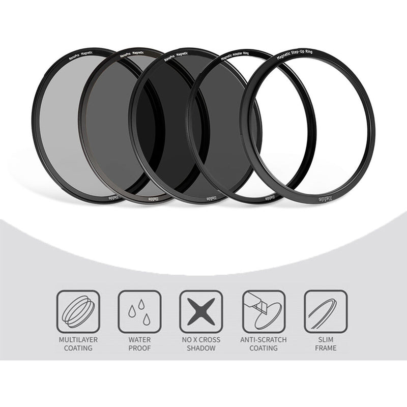 Haida 82mm NanoPro Magnetic ND8, ND64, ND1000 Filter Kit