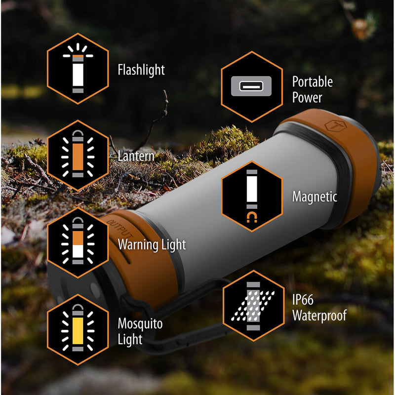 ToughTested Trek Portable Charger with Built-In Flashlight and Lantern