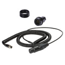 Ambient Recording Coiled Mono Mini XLR to 3-Pin XLR Cable Set for QP5100 Boompole