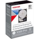 Toshiba 16TB X300 Pro Performance 3.5" CMR Internal HDD