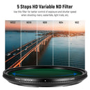 Neewer Magnetic Variable ND Filter with Adapter Ring (77mm)