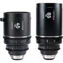 Venus Optics Laowa Proteus 2x Anamorphic 45 & 85mm T2 Lens Bundle (PL/EF, Feet, Silver Flare)