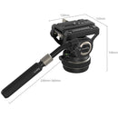 SmallRig DH10 Heavy-Duty Video Head (75mm Flat Base)