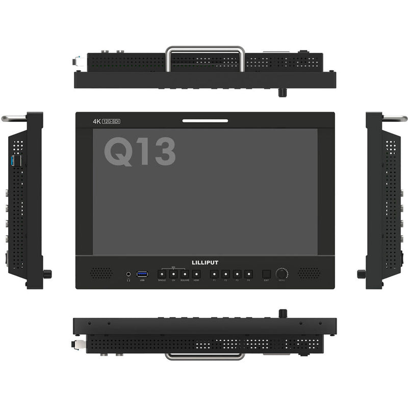 Lilliput Q13 13.3" 12G-SDI/HDMI Broadcast Studio Monitor (V-Mount)