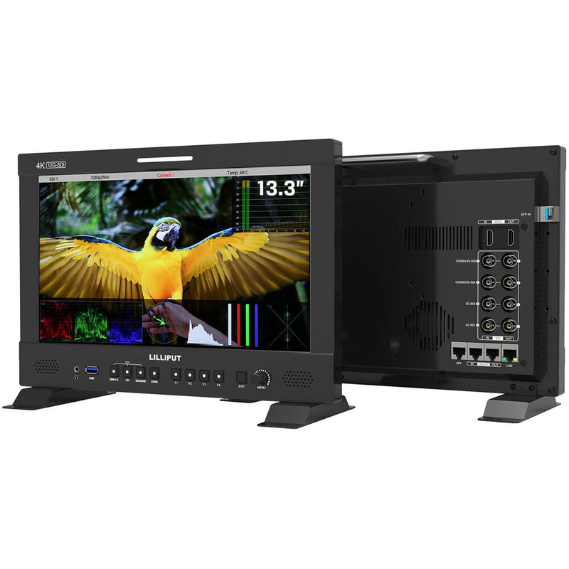 Lilliput Q13 13.3" 12G-SDI/HDMI Broadcast Studio Monitor (V-Mount)