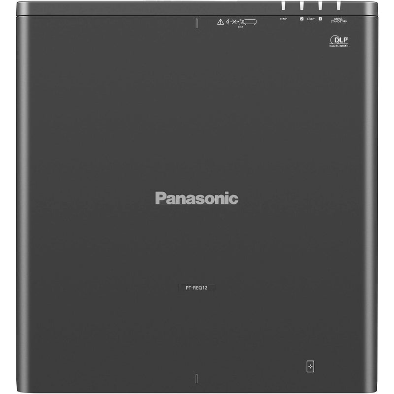 Panasonic PT-REQ12L 12,000-Lumen WUXGA Laser DLP Projector (No Lens, Black)