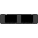 Lilliput Dual 7" Monitor Rackmount with HDMI/SDI Input/Output (3 RU)