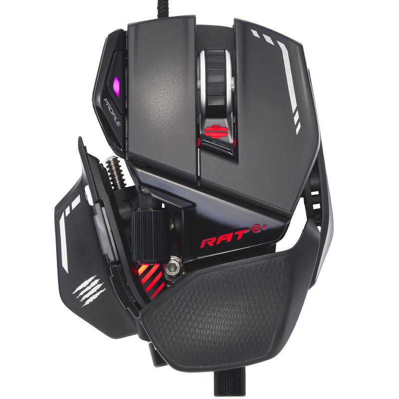 Mad Catz R.A.T. 8+ Fully Adjustable Gaming Mouse (Black)