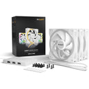 be quiet! Light Wings PWM 120mm ARGB Cooling Fan (3-Pack,White)