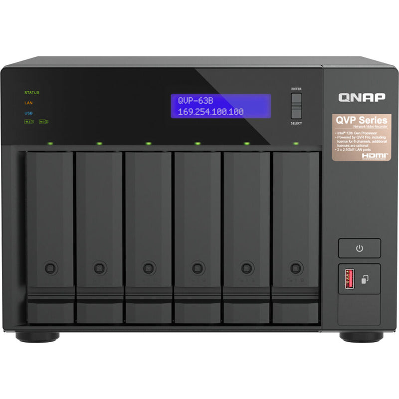 QNAP QVP-63B 6-Bay NVR NAS Enclosure