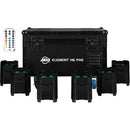 American DJ Element H6 Pak with Charging Case (6-Pack, Black)