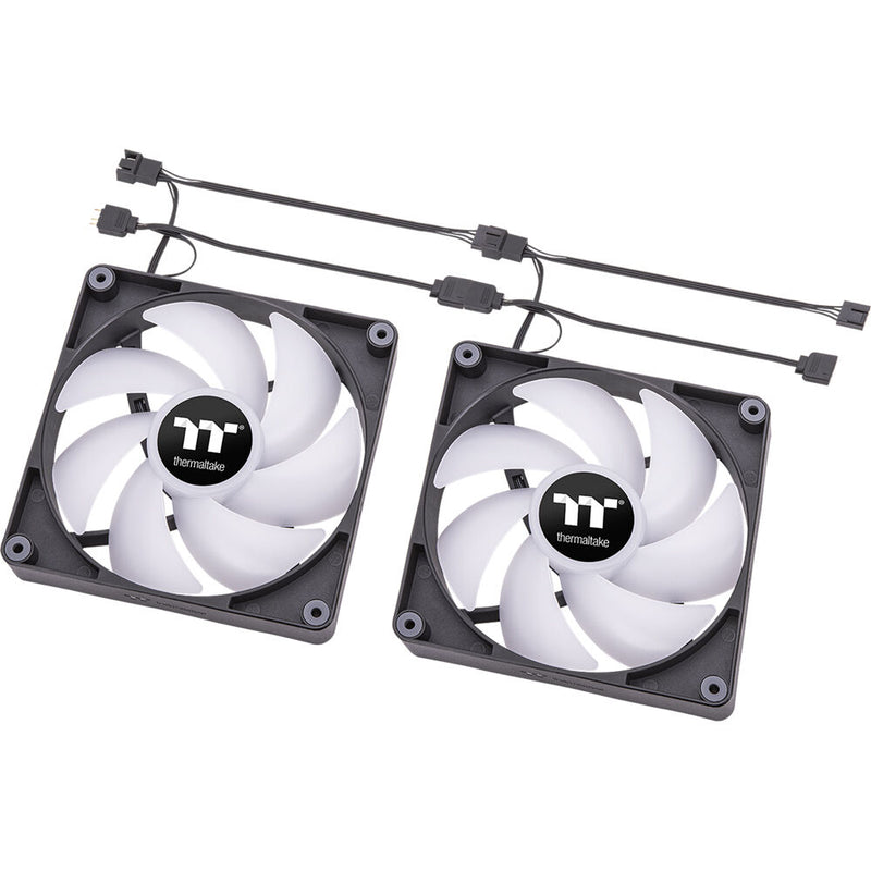 Thermaltake CT120 PC Cooling Fan with ARGB (Black, 2-Pack)