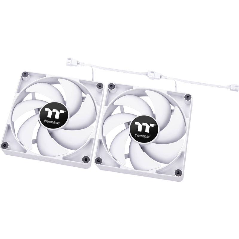 Thermaltake CT140 PC Cooling Fan (White, 2-Pack)