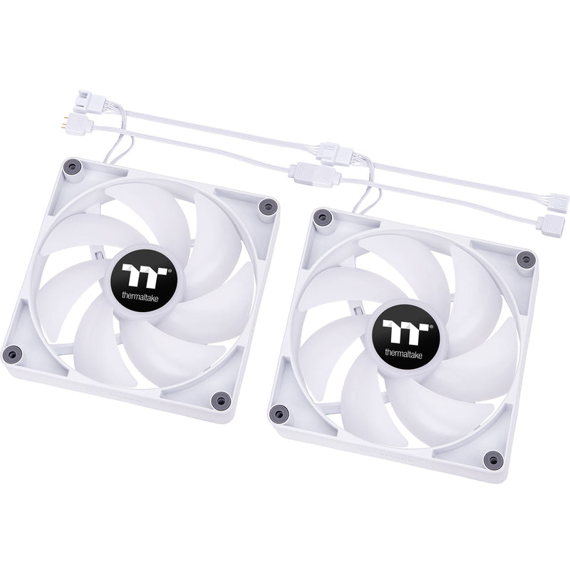 Thermaltake CT140 PC Cooling Fan with ARGB (White, 2-Pack)