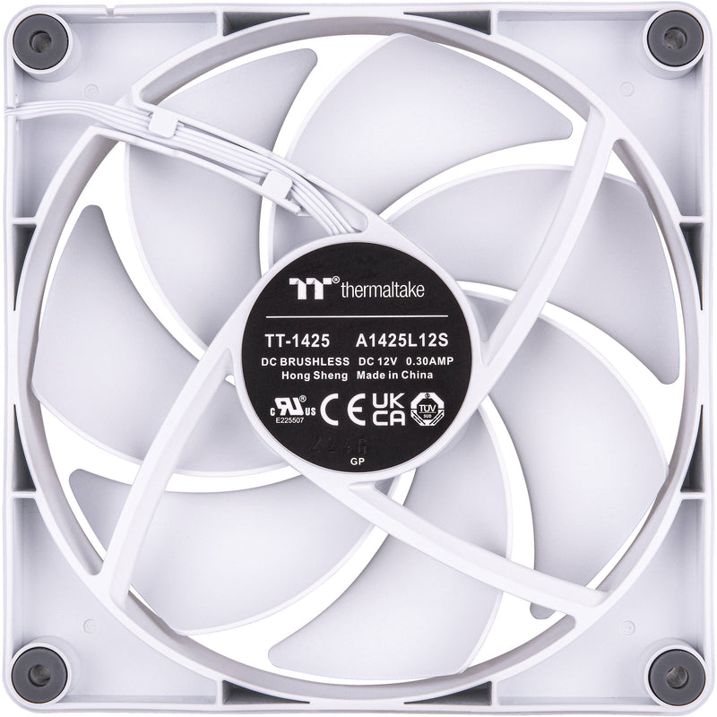 Thermaltake CT140 PC Cooling Fan (White, 2-Pack)