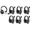 Saramonic WiTalk-WT7D 7-Person Full-Duplex Wireless Intercom System with Dual-Ear Remote Headsets (1.9 GHz)