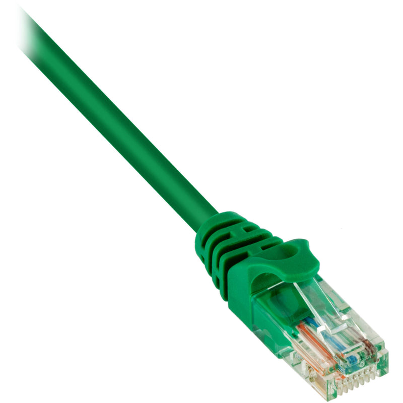 Pearstone Cat 5e Snagless Network Patch Cable (Green, 10')