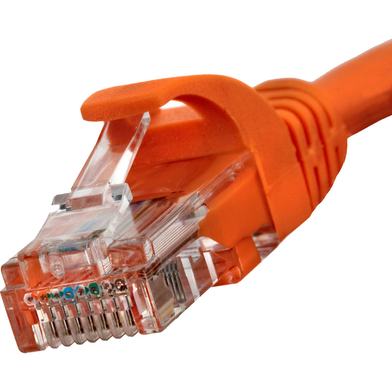 Pearstone Cat 5e Snagless Network Patch Cable (Orange, 100')