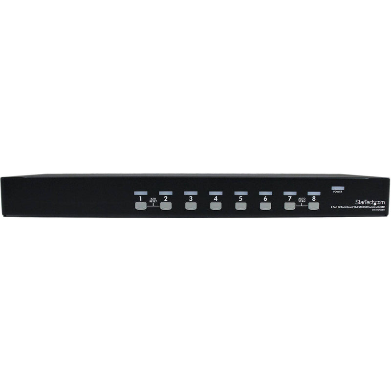 StarTech 8-Port 1U Rackmount USB KVM Switch with OSD