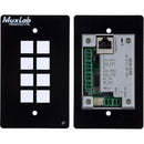 MuxLab 8-Button IP PoE Control Panel