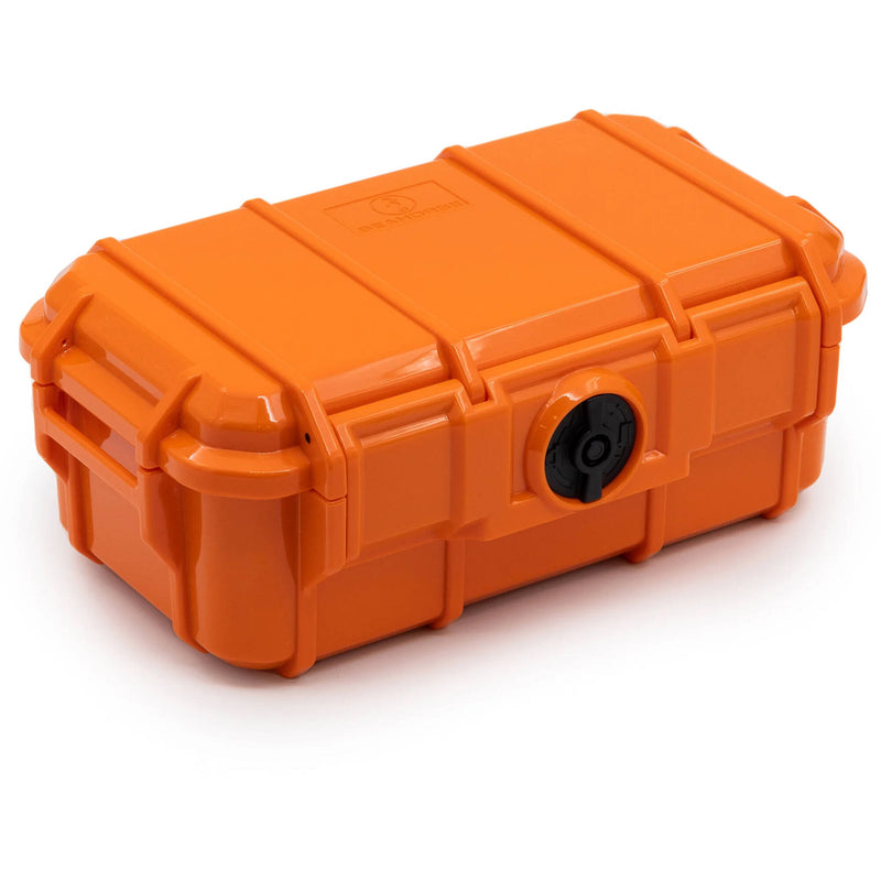 Seahorse 57 Micro Hard Case (Orange, Foam Interior and O-Ring)