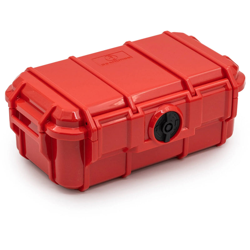 Seahorse 57 Micro Hard Case (Red, Foam Interior and O-Ring)