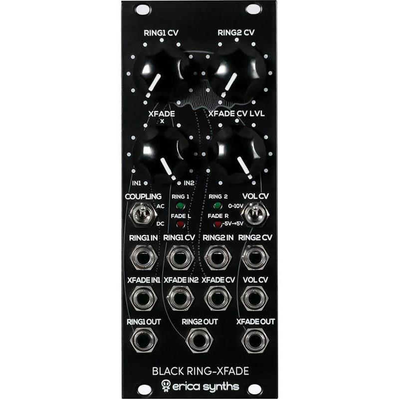 Erica Synths Black Ring-Xfade Eurorack Module (10 HP)