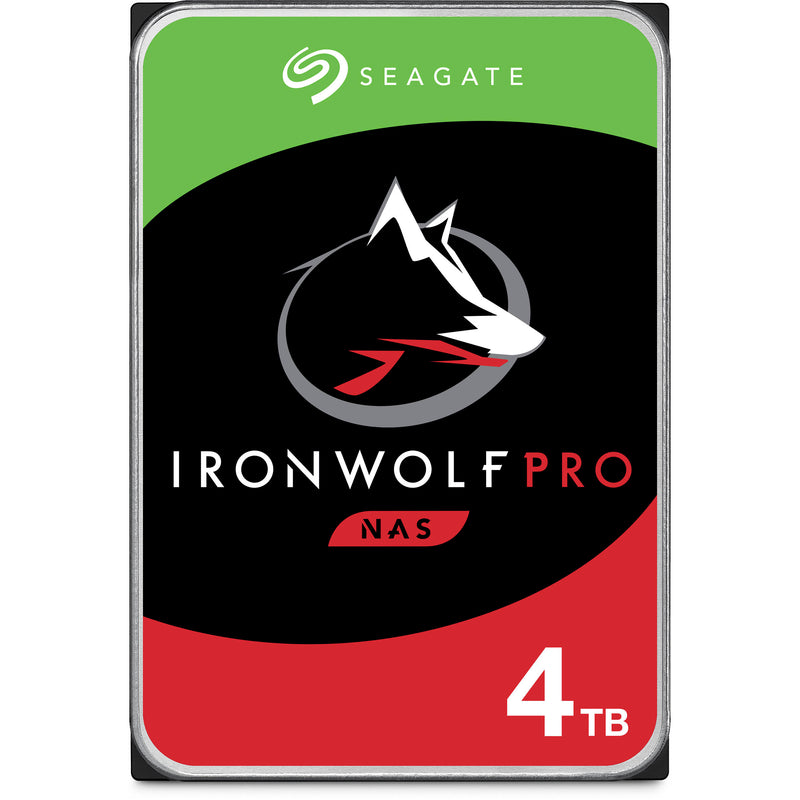 Seagate 4TB IronWolf Pro 7200 rpm SATA III 3.5" Internal NAS HDD (CMR)