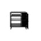 Gator Elite Series Sidecar Rack Cabinet with Shelf (Black)