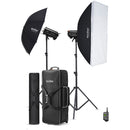 Godox QT400IIIM Studio Flash Monolight (2-Light Kit)