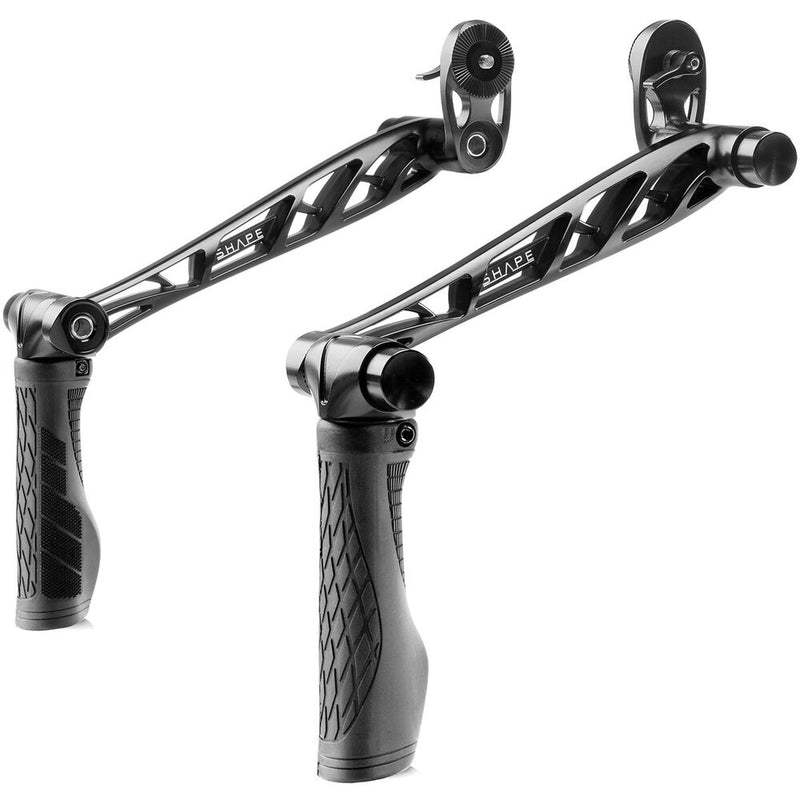 SHAPE New Generation Quick Handles with ARRI-Style Rosette (Long Length, Pair)